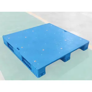 1313 1300x1300 nhựa Pallet thép gia cố nhiệm vụ nặng nề một mặt mở sàn nhựa bền giá Pallet để bán