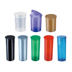 Flaconi Rotondi Colorati con Tappo a Pressione da 13, 19, 30, 60, 90 Dram, Contenitori in Plastica Personalizzati <span class=keywords><strong>per</strong></span> <span class=keywords><strong>Medicinali</strong></span> - Product Image 1