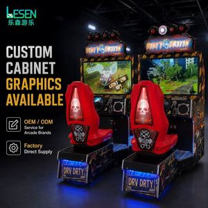 Simulateur de conduite commercial à thème crâne, machine de jeu de course d'intérieur à monnayeur pour centres de jeux - Product Image 2