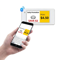 Etiqueta Electrónica de Precio ESL de 2.9 Pulgadas para Supermercados, Restaurantes, Tiendas Especializadas, Etiquetas de Precio Digitales Médicas