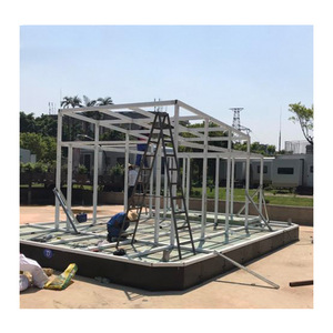 Steel Frame Carport Peak <b>Roof</b> Powder Coated Customized Waterproof For School Garage Installation - Product Image 1