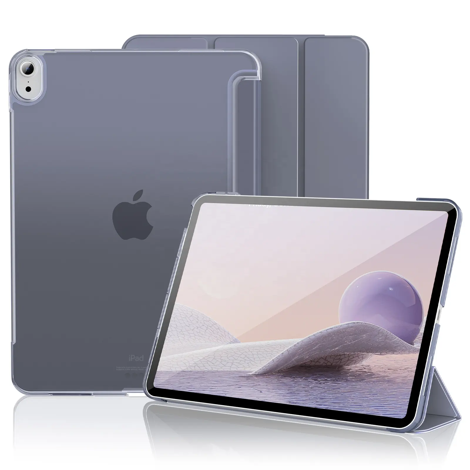 Capa de suporte rígido com sono de despertar automático para iPad 10a Geração 10.9 Polegada 2022