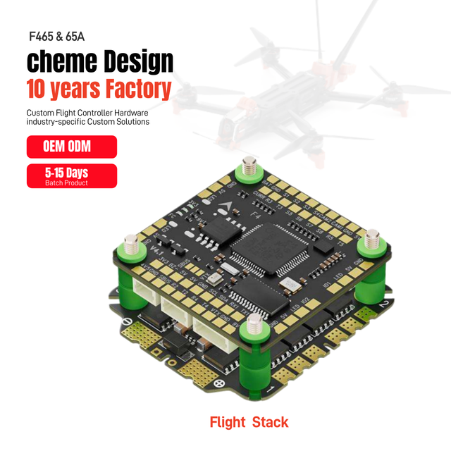 Aocoda-RC UAV Accessories ICM-42688 F465 V4 Flight Controller & Module 65A ESC Stack 30X30mm for RC FPV Racing Airplane