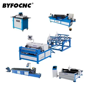 BYFO Brand Air Duct Making Line 3 Square Duct Machine