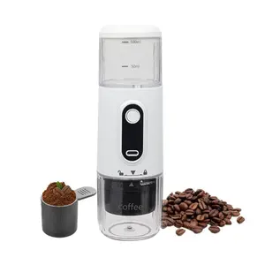 Pembuat kopi kapsul Kemah portabel, mesin espresso mini elektrik usb untuk perjalanan keluarga luar ruangan
