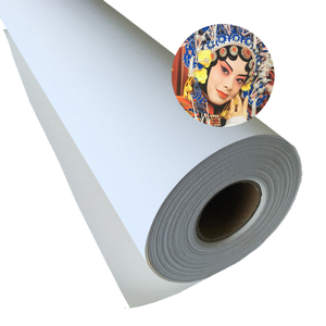 Vải <span class=keywords><strong>Canvas</strong></span> Nghệ Thuật Vải Polyester Lưng Trắng Nghệ Thuật In Phun 280gsm - Product Image 1