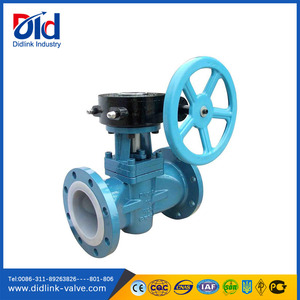 Halliburton V Gate Manuel Plug Valve Ball <span class=keywords><strong>Symbole</strong></span> 1 PTFE Doublé Manchon Bride pour Eau Graisse - Product Image 2