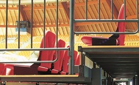 Fabriqué en Italie Marque CETA Sièges agronomiques en plastique Gradins pliants Chaises Fauteuils moulés