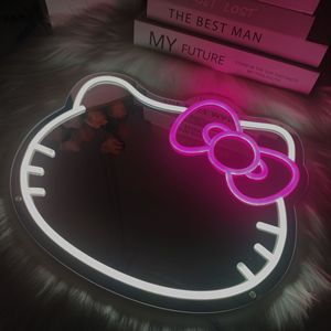 Specchio LED Touch in Vetro Intelligente Decorativo Moderno per Bagno, Specchio per Trucco <span class=keywords><strong>Hello</strong></span> Kitty Ecologico - Product Image 3