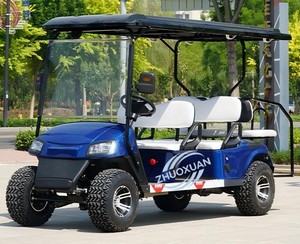 Voiturette de golf tout-terrain camouflage 6 places, navette VIP aéroportuaire pour usage extérieur en station balnéaire et en zone panoramique - Product Image 5