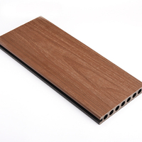Plancher de terrasse en WPC 3D moderne, imperméable, résistant à l'humidité, lisse, extérieur, panneau de sol en plastique, sous-sol