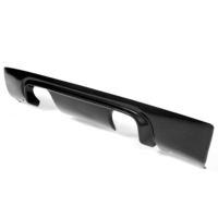Diffuseur de pare-chocs arrière bicolore style CSL en fibre de carbone pour BMW 01-06 E46 M3