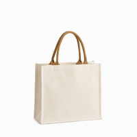 Sac fourre-tout en toile personnalisé avec motif palmier 2026 YCH pour mariage en destination, sac cadeau tropical personnalisé pour cadeau de demoiselle d'honneur