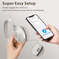 Longue autonomie de la batterie pour casque sans fil avec microphone et base de charge, casque de bureau sans fil