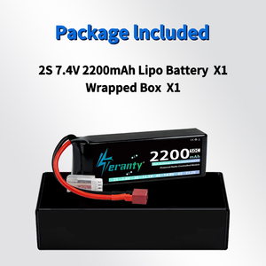 Аккумулятор LiPo TERANTY 2S 7.4V 2200mAh 50C в мягком корпусе с разъемом Deans XT60 для радиоуправляемых моделей самолетов, квадрокоптеров, вертолетов и дронов DJI - Product Image 6