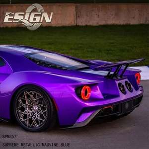 Mauvian ฟิล์มไวนิลติดรถยนต์ PVC สีฟ้ากันน้ำมีกาวในตัวสำหรับตกแต่งทั้งตัวพร้อมฟังก์ชั่นการรักษาตัวเอง - Product Image 5