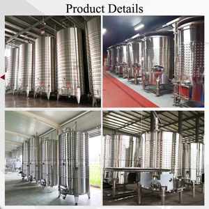 JOSTON 5000L Réservoir à toit flottant en acier inoxydable Navire à couvercle mobile Usine de fabrication à usage domestique Grand roulement de stockage de cidre de vin - Product Image 6