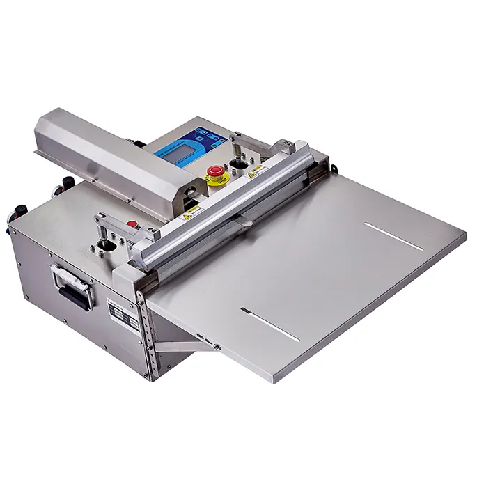 DZQ-800EO Tabletop Automatic Food Plastic Bags External Vacuum Sealer Packaging Machine with Gas Filling