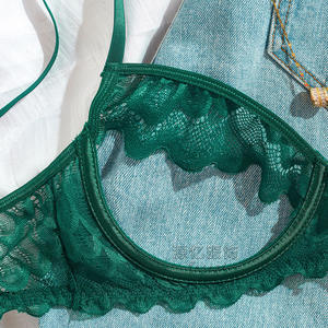 Sous-vêtements érotiques pour <span class=keywords><strong>femmes</strong></span>, dentelle d'abstinence, ajourés, révélant la poitrine, sous-vêtements sexy, ensemble deux pièces <span class=keywords><strong>de</strong></span> sous-vêtements érotiques haut <span class=keywords><strong>de</strong></span> gamme - Product Image 3