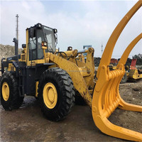 Chargeuse sur pneus Komatsu d'occasion 470/450/Wa470/Wa350, modèle 2014, capacité nominale de 7 tonnes, moteur et boîte de vitesses, prix bas