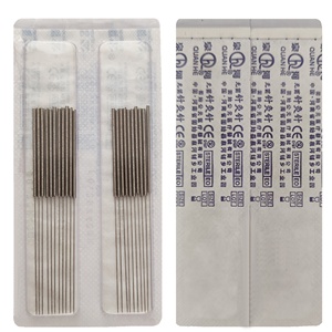 Venta al por mayor <span class=keywords><strong>Agujas</strong></span> <span class=keywords><strong>de</strong></span> <span class=keywords><strong>acupuntura</strong></span> Estéril Desechable Mango plateado 200PCS - Product Image 3