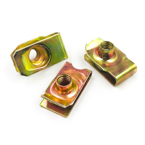 Chất lượng cao DIN 34818 lá tấm mùa xuân tốc độ kẹp Hữu Cơ pili Bìa Nuts 41 mm khóa Nut U mùa xuân Clip Fisher sắt Nut 10m - Product Image 1