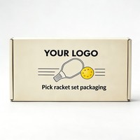 Boîte d'emballage vide en carton de luxe personnalisée pour raquettes de paddle-tennis, boîte cadeau en papier pour raquettes de beach tennis et de padel avec votre propre LOGO