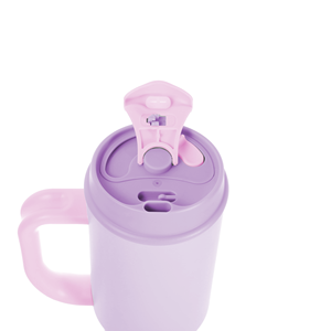 Vaso Térmico Personalizado de 40oz con Asa y Popote, Doble Pared de Acero Inoxidable, Apto para Portavasos de Coche, Taza de Viaje - Product Image 5