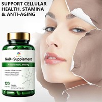 Complément NAD 2000 mg 120 Capsules – Véritable NAD et Resvératrol Ultra Puissant – Soutient la Santé Cellulaire, l'Endurance et l'Anti-Âge