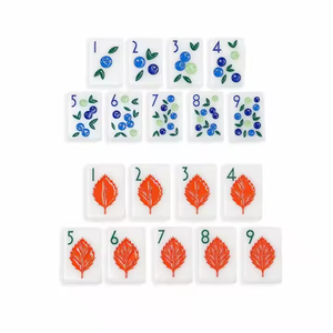 ชุดไพ่นกกระจอกอะคริลิคสีขาวปรับแต่งได้สำหรับงานเลี้ยงครอบครัวสำหรับโต๊ะการพนันและโต๊ะไพ่นกกระจอก - Product Image 2