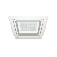 Canopée LED encastrée en latex, éclairage anti-Explosion, pour Station essence, 80W, 100W, 120W, 150W
