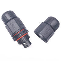 Haute qualité Led Anti eau et électricité connecteur M20 M21 connecteur étanche 2Pin câble côté prise femelle et prise mâle