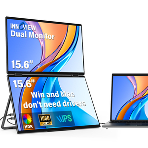 <span class=keywords><strong>Monitor</strong></span> Portátil Dual con Pantalla LCD de 60Hz, Extensor de Pantalla Dual para Laptop, <span class=keywords><strong>Mac</strong></span>, Smartphone, Windows - Product Image 1