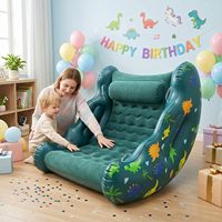 Canapé gonflable moderne et minimaliste, fauteuil sensoriel en PVC écologique à gonflage automatique pour garçons et filles de 3 à 12 ans, cadeau idéal