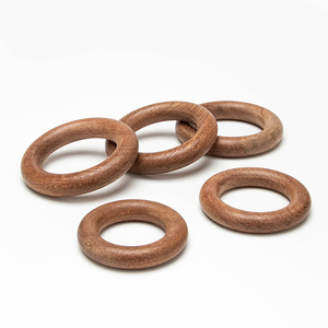 Sunbo sử dụng gỗ rắn chất lượng cao để làm nhẫn gỗ được xử lý tinh tế và thủ công mỹ nghệ hiện đại làm vật phẩm trang trí - Product Image 4