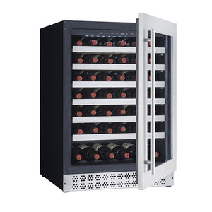 Clima <span class=keywords><strong>Wine</strong></span> Cooler Control Refrigerador Faia Madeira Luxo Sólido Não Alcoólico Vinho Temperatura Eletrônica Ventilador Refrigeração 110 VI60S - Product Image 3