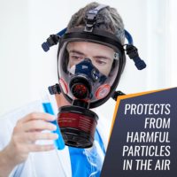 Masque respiratoire complet 2026 Better 6800 anti-rayonnement nucléaire, protection respiratoire sans boîte de filtre jetable