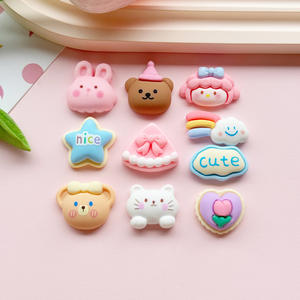 Mignon résine dessin animé bricolage accessoires <span class=keywords><strong>crocs</strong></span> fleur chaussures boutons crème colle papeterie patchs coques de téléphone décorations - Product Image 2