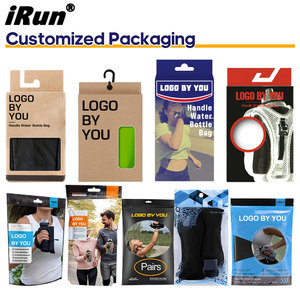 Botella de agua con logotipo impreso personalizado <span class=keywords><strong>IRun</strong></span>, botella de agua deportiva portátil para correr, correr, senderismo - Product Image 5