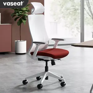 Ayarlanabilir arka kol hasır ofis koltuğu en popüler ergonomik çin kumaş demir K9 yönetici koltuğu 3 yıl geleneksel 4 gaz lifti