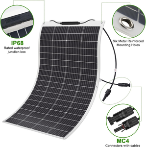 Portable 300w Flexible <b>Solar</b> Monocrystalline Bifacial De <b>Paneles</b> Solares - Product Image 5