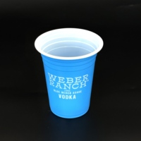 Gobelets à café en plastique jetables à paroi simple - 16 oz, design givré en PET pour café glacé, thé, jus et soda