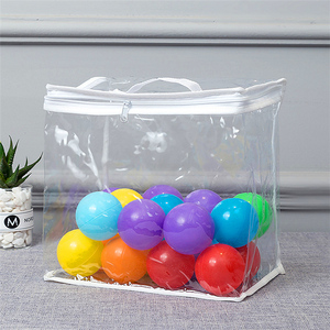 Bolsa de Almacenamiento de PVC Transparente, Portátil y Personalizada, con Cierre, para Juguetes, Ropa de Cama, No Tóxica, Ecológica e Impermeable - Product Image 2