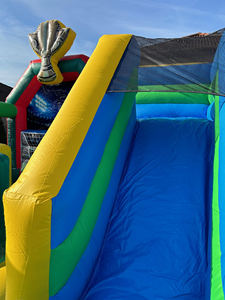 <span class=keywords><strong>Château</strong></span> gonflable de football avec toboggan, thème sportif coloré, pour enfants - Product Image 6
