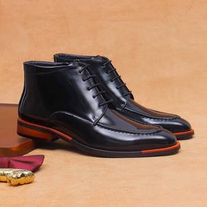 Chaussures classiques pour hommes en cuir véritable de haute qualité, grande taille, imperméables, avec amorti, désodorisantes et antidérapantes pour l'hiver et l'automne - Product Image 3