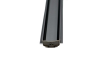 Profilé en aluminium LED pour panneaux muraux décoratifs, profilé noir, longueur personnalisée YB3003-33-1