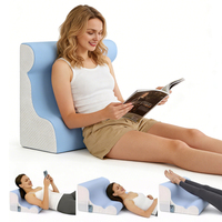 Lesekissen für Bett, Sitzen, Liegen und Bauchlage, Ergonomisches Memory-Schaum Bettkeilkissen zum Lesen, Bodenkissen
