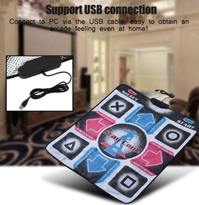 Alfombrilla de Baile Doble para 2 Jugadores, Compatible con TV, PC, USB, Computadora, 8, 16, 32 Bits, DDR, <span class=keywords><strong>Party</strong></span> Mix, para <span class=keywords><strong>Wii</strong></span>, Xbox 360, Nintendo Switch, PS3 - Product Image 3
