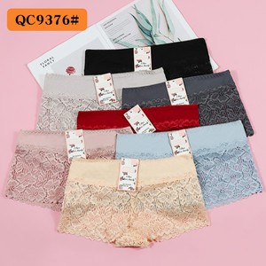 Calzoncillos bóxer íntimos delicados para <span class=keywords><strong>mujer</strong></span>, de encaje de color carne, suaves, finos, sexis, personalizados, para levantamiento de glúteos - Product Image 2