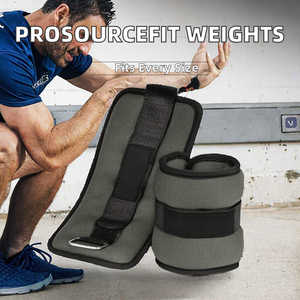 Pesas Ajustables ProsourceFit para Tobillos, Muñecas, Brazos y Piernas para Hombres y Mujeres, Juego de 2, 2 lb Cada Una, Color Gris - Product Image 2
